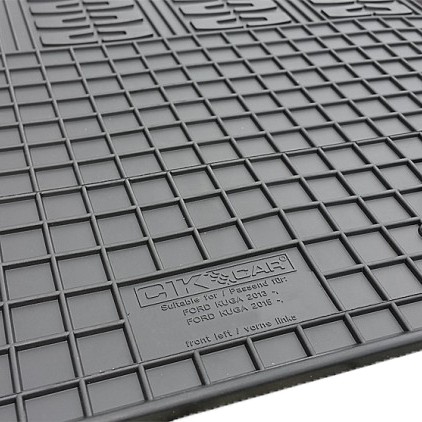 ΜΑΡΚΕ ΠΑΤΑΚΙΑ ΣΕ ΣΚΑΦΗ ΛΑΣΤΙΧΟ ΓΙΑ FORD KUGA 2015-2019 ΣΕ ΜΑΥΡΟ ΧΡΩΜΑ ΜΕ ΚΟΥΜΠΩΜΑΤΑ CIK - 4 ΤΕΜ.