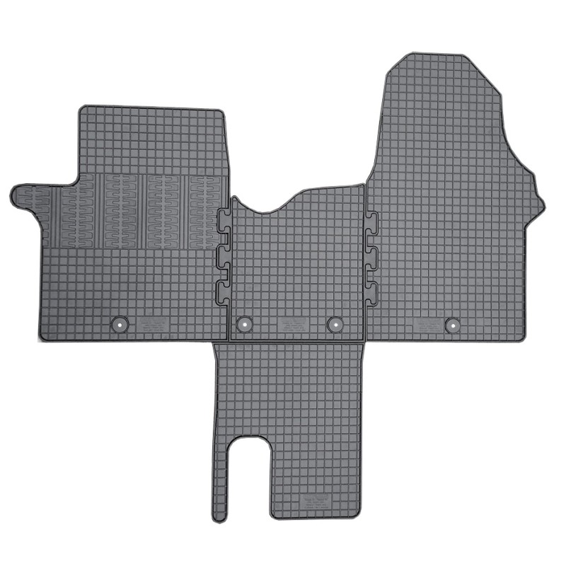 ΜΑΡΚΕ ΠΑΤΑΚΙΑ ΣΕ ΣΚΑΦΗ ΛΑΣΤΙΧΟ ΓΙΑ OPEL VIVARO 2ΘΕΣΙΟ 2014+ / RENAULT TRAFIC 2ΘΕΣΙΟ 2014+ ΣΕ ΜΑΥΡΟ ΧΡΩΜΑ ΜΕ ΚΟΥΜΠΩΜΑΤΑ CIK - 4 ΤΕΜ.