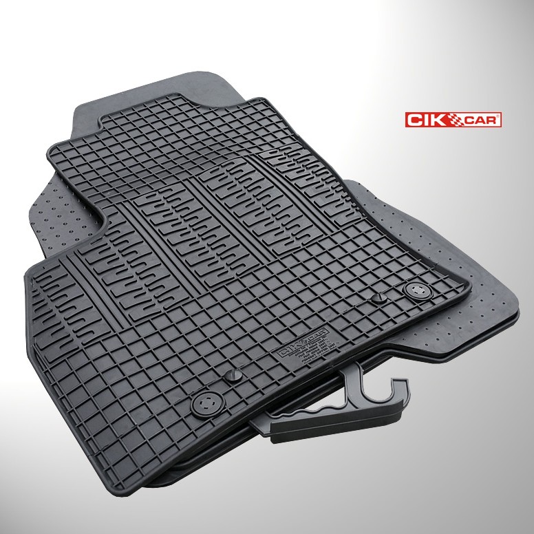 ΜΑΡΚΕ ΠΑΤΑΚΙΑ ΣΕ ΣΚΑΦΗ ΛΑΣΤΙΧΟ ΓΙΑ PEUGEOT BIPPER TEPEE / CITROEN NEMO MULTISPACE / FIAT QUBO 2008+ ΣΕ ΜΑΥΡΟ ΧΡΩΜΑ ΜΕ ΚΟΥΜΠΩΜΑΤΑ CIK - 4 ΤΕΜ.