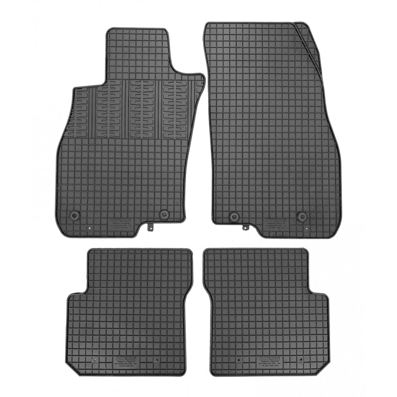 ΜΑΡΚΕ ΠΑΤΑΚΙΑ ΣΕ ΣΚΑΦΗ ΛΑΣΤΙΧΟ ΓΙΑ ALFA ROMEO MITO 2008-2019 ΣΕ ΜΑΥΡΟ ΧΡΩΜΑ ΜΕ ΚΟΥΜΠΩΜΑΤΑ CIK - 4 ΤΕΜ.