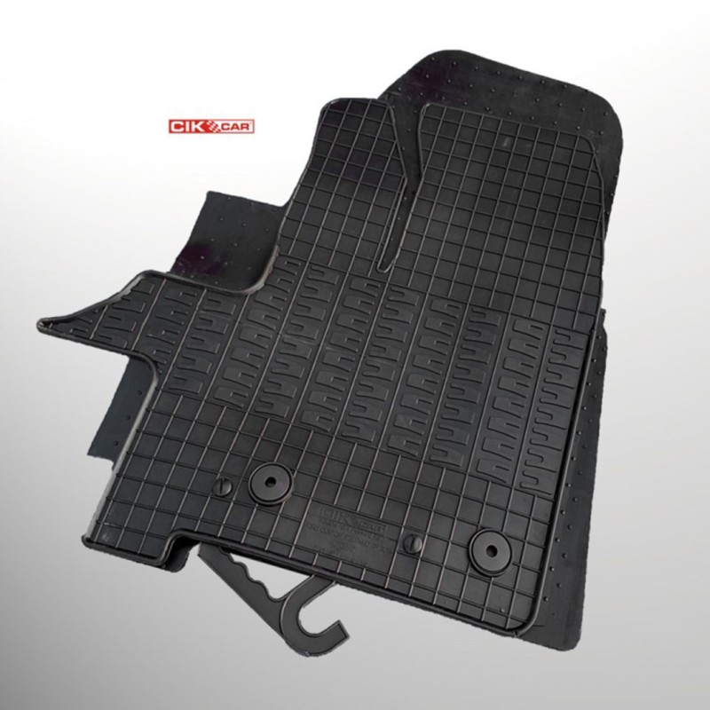 ΜΑΡΚΕ ΠΑΤΑΚΙΑ ΣΕ ΣΚΑΦΗ ΛΑΣΤΙΧΟ ΓΙΑ FORD CUSTOM TOURNEO 2ΘΕΣΙΟ 2018+ ΣΕ ΜΑΥΡΟ ΧΡΩΜΑ ΜΕ ΚΟΥΜΠΩΜΑΤΑ CIK - 2 ΤΕΜ.