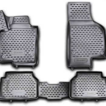 ΜΑΡΚΕ ΠΑΤΑΚΙΑ ΣΕ ΣΚΑΦΗ TPE ΛΑΣΤΙΧΟ ΓΙΑ VW TIGUAN 12/2007-2016  ΣΕ ΜΑΥΡΟ ΧΡΩΜΑ NOVLINE - 4 ΤΕΜ.