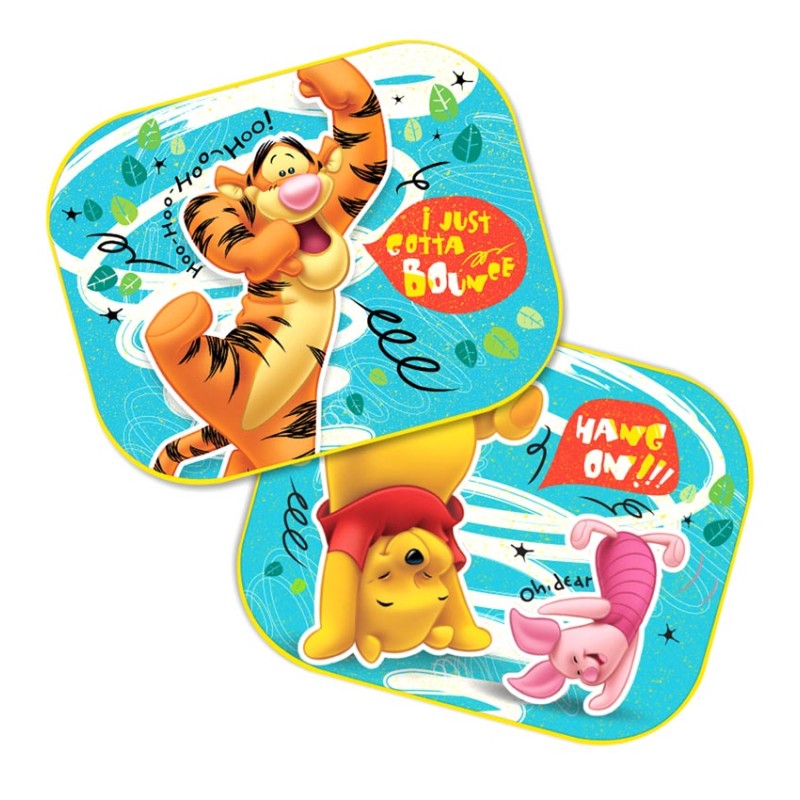 ΗΛΙΟΠΡΟΣΤΑΣΙΕΣ ΠΛΑΙΝΕΣ WINNIE THE POOH ΜΕ ΒΕΝΤΟΥΖΑ 44x35cm AMIO - 2 Τεμ.