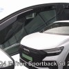 ΑΝΕΜΟΘΡΑΥΣΤΕΣ ΓΙΑ AUDI Q4 E-TRON SPORTBACK 5D 2021+  ΣΕΤ ΑΥΤΟΚΙΝΗΤΟΥ ΑΠΟ ΕΥΚΑΜΠΤΟ ΦΙΜΕ ΠΛΑΣΤΙΚΟ HEKO - 4 ΤΕΜ.