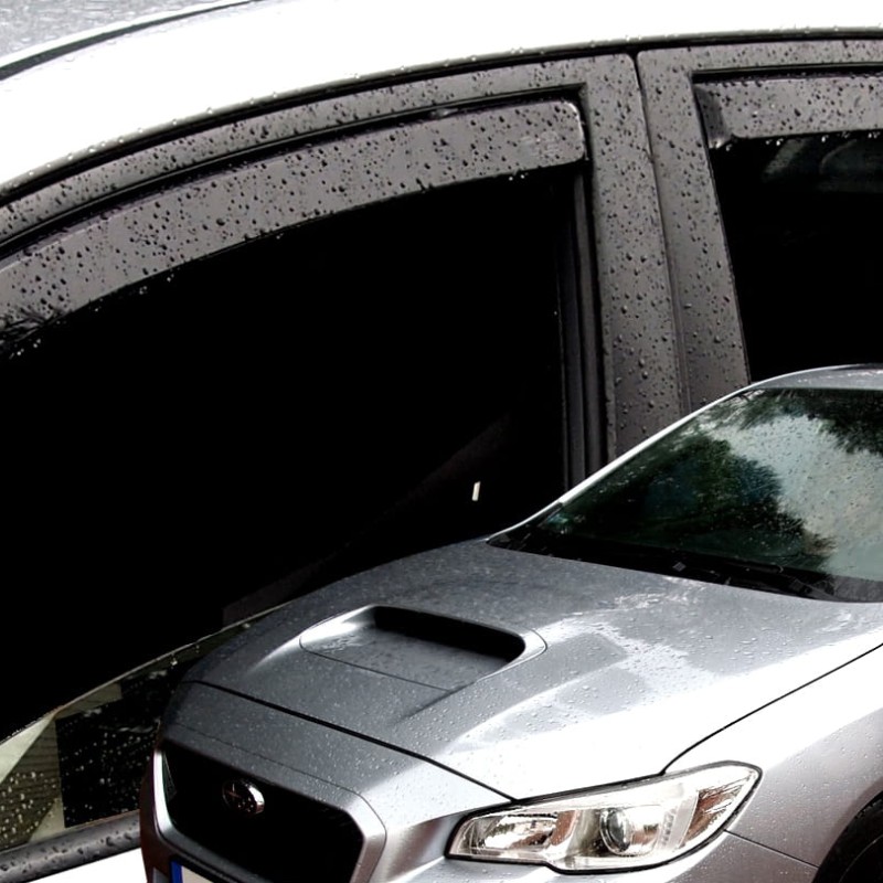 ΑΝΕΜΟΘΡΑΥΣΤΕΣ ΓΙΑ KIA E-SOUL 5D 2019+  ΣΕΤ ΑΥΤΟΚΙΝΗΤΟΥ ΑΠΟ ΕΥΚΑΜΠΤΟ ΦΙΜΕ ΠΛΑΣΤΙΚΟ HEKO - 4 ΤΕΜ.