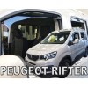 ΑΝΕΜΟΘΡΑΥΣΤΕΣ ΓΙΑ CITROEN BERLINGO III/PEUGEOT RIFTER/OPEL COMBO E 4D/5D LOV 2018+ ΣΕΤ ΑΥΤΟΚΙΝΗΤΟΥ ΑΠΟ ΕΥΚΑΜΠΤΟ ΦΙΜΕ ΠΛΑΣΤΙΚΟ HEKO - 4 ΤΕΜ.