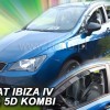ΑΝΕΜΟΘΡΑΥΣΤΕΣ ΓΙΑ SEAT IBIZA 5D 2008+ COMBI  ΣΕΤ ΑΥΤΟΚΙΝΗΤΟΥ ΑΠΟ ΕΥΚΑΜΠΤΟ ΦΙΜΕ ΠΛΑΣΤΙΚΟ HEKO - 4 ΤΕΜ.