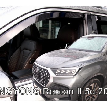 ΑΝΕΜΟΘΡΑΥΣΤΕΣ ΓΙΑ SSANGYONG REXTON 5D 2017+ ΣΕΤ ΑΥΤΟΚΙΝΗΤΟΥ ΑΠΟ ΕΥΚΑΜΠΤΟ ΦΙΜΕ ΠΛΑΣΤΙΚΟ HEKO - 4 ΤΕΜ.
