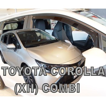 ΑΝΕΜΟΘΡΑΥΣΤΕΣ ΓΙΑ TOYOTA COROLLA XII 5D WAGON 2018+ ΣΕΤ ΑΥΤΟΚΙΝΗΤΟΥ ΑΠΟ ΕΥΚΑΜΠΤΟ ΦΙΜΕ ΠΛΑΣΤΙΚΟ HEKO - 4 ΤΕΜ.