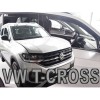 ΑΝΕΜΟΘΡΑΥΣΤΕΣ ΓΙΑ VW T-CROSS 5D 2019+ ΣΕΤ ΑΥΤΟΚΙΝΗΤΟΥ ΑΠΟ ΕΥΚΑΜΠΤΟ ΦΙΜΕ ΠΛΑΣΤΙΚΟ HEKO - 4 ΤΕΜ.
