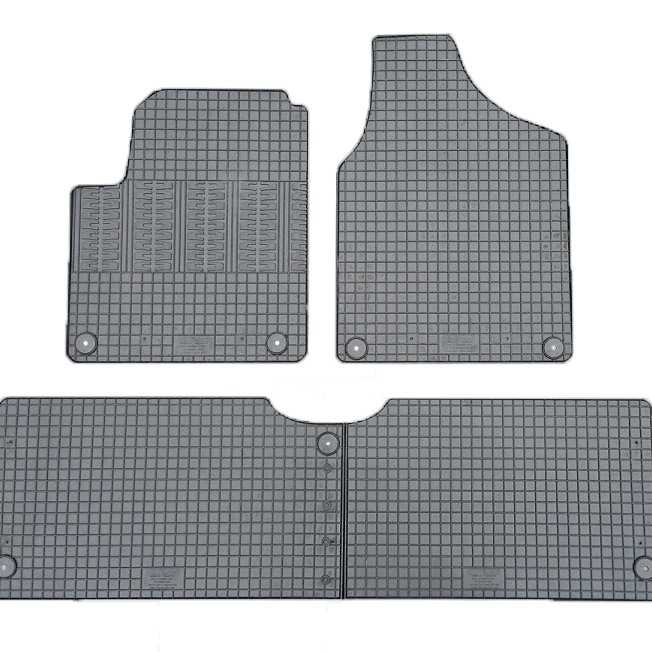 ΜΑΡΚΕ ΠΑΤΑΚΙΑ ΣΕ ΣΚΑΦΗ ΛΑΣΤΙΧΟ ΓΙΑ SEAT ALHAMBRA 5ΘΕΣΙΟ 2005+2010 / VW SHARAN 5ΘΕΣΙΟ 2005-2010 ΣΕ ΜΑΥΡΟ ΧΡΩΜΑ ΜΕ ΚΟΥΜΠΩΜΑΤΑ CIK - 4 ΤΕΜ.