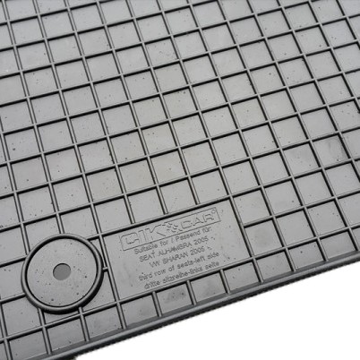 ΜΑΡΚΕ ΠΑΤΑΚΙΑ ΣΕ ΣΚΑΦΗ ΛΑΣΤΙΧΟ ΓΙΑ SEAT ALHAMBRA 5ΘΕΣΙΟ 2005+2010 / VW SHARAN 5ΘΕΣΙΟ 2005-2010 ΣΕ ΜΑΥΡΟ ΧΡΩΜΑ ΜΕ ΚΟΥΜΠΩΜΑΤΑ CIK - 4 ΤΕΜ.