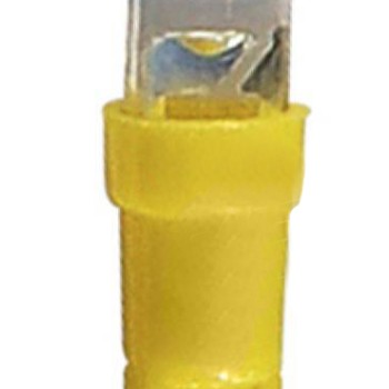 T3 12V W2x4,6d 1LED ΚΙΤΡΙΝΟ (ΚΑΡΦΩΤΟ ΑΚΑΛΥΚΟ ΓΙΑ ΟΡΓΑΝΑ ΤΑΜΠΛΟ) BLISTER SIMONI RACING - 4 ΤΕΜ.