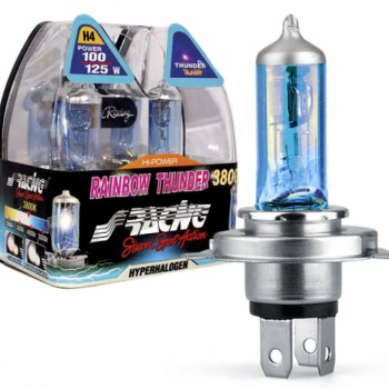 H4 12V/60-55W-100/125 3.800K RAINBOW THUNDER SIMONI RACING - 2 ΤΕΜ.