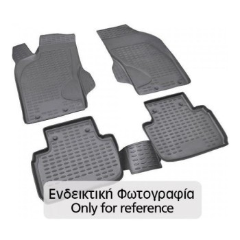 HONDA CIVIC 4D 2023> ΠΑΤ.ΜΑΡΚ.ΛΑΣΤΙΧΟ ΣΚΑΦΑΚΙΑ (ΜΑΥΡΟ) 4ΤΕΜ