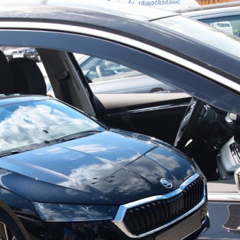 ΑΝΕΜΟΘΡΑΥΣΤΕΣ ΓΙΑ SKODA OCTAVIA A8 5D LIFTBACK 2020+ ΖΕΥΓΑΡΙ ΑΠΟ ΕΥΚΑΜΠΤΟ ΦΙΜΕ ΠΛΑΣΤΙΚΟ HEKO - 2 ΤΕΜ.