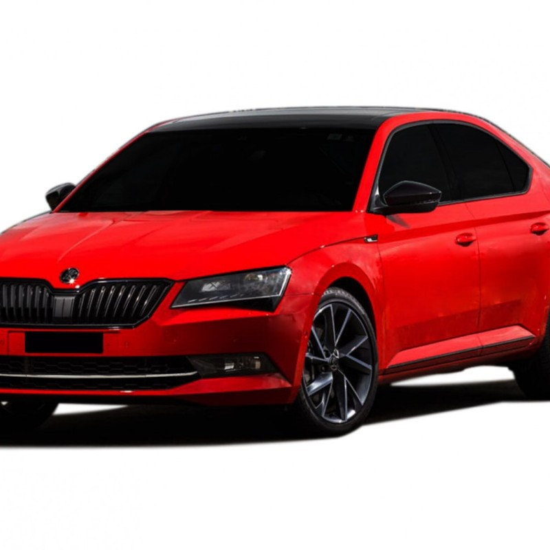 TRIM ΜΑΡΚΕ ΠΡΟΦΥΛΑΚΤΗΡΑ ΧΡΩΜΙΟ ΜΕΤΑΛΛΙΚΟ S-Dizayn ΓΙΑ SKODA SUPERB 4D 2015+ - 3 τεμ