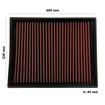 ΦΙΛΤΡΟ ΑΕΡΟΣ RACING 295Χ235Χ40 mm