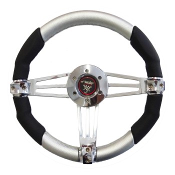 ΤΙΜΟΝΙ ARCADIA - ΑΣΗΜΙ INOX ΔΕΡΜΑ