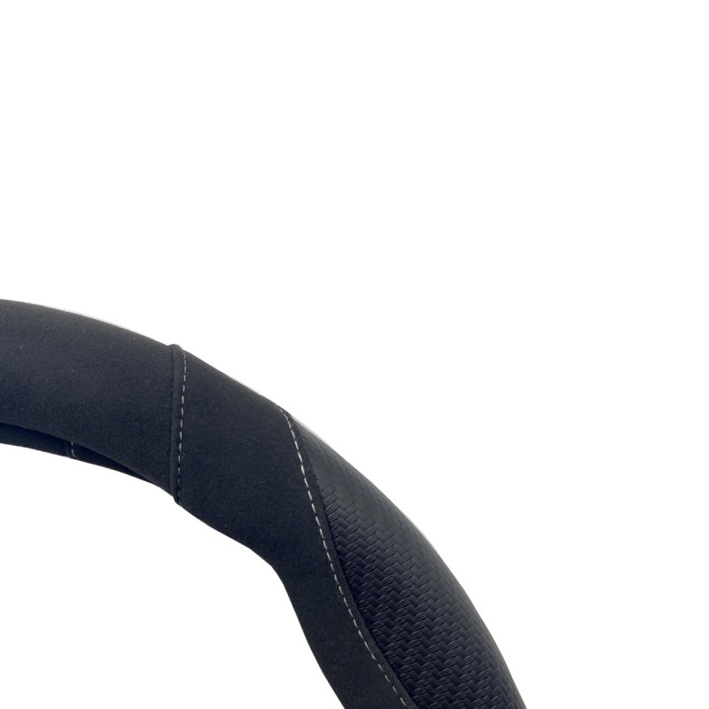 ΚΑΛΥΜΜΑ ΤΙΜΟΝΙΟΥ GOOD VIBE R CARBON LOOK ΜΑΥΡΟ/ΓΚΡΙ ΟΙΚΟΛΟΓΙΚΟ ΔΕΡΜΑ 37-39cm SIMONI RACING  - 1 τεμ.