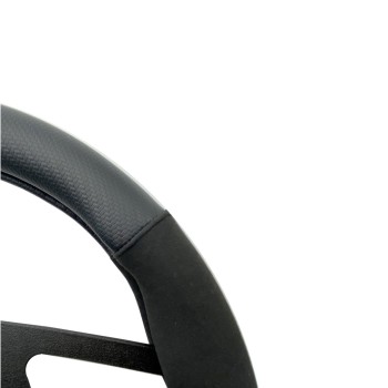ΚΑΛΥΜΜΑ ΤΙΜΟΝΙΟΥ SPORTY CARBON LOOK ΜΑΥΡΟ/KITΡINO ΟΙΚΟΛΟΓΙΚΟ ΔΕΡΜΑ 37-39cm SIMONI RACING  - 1 τεμ.