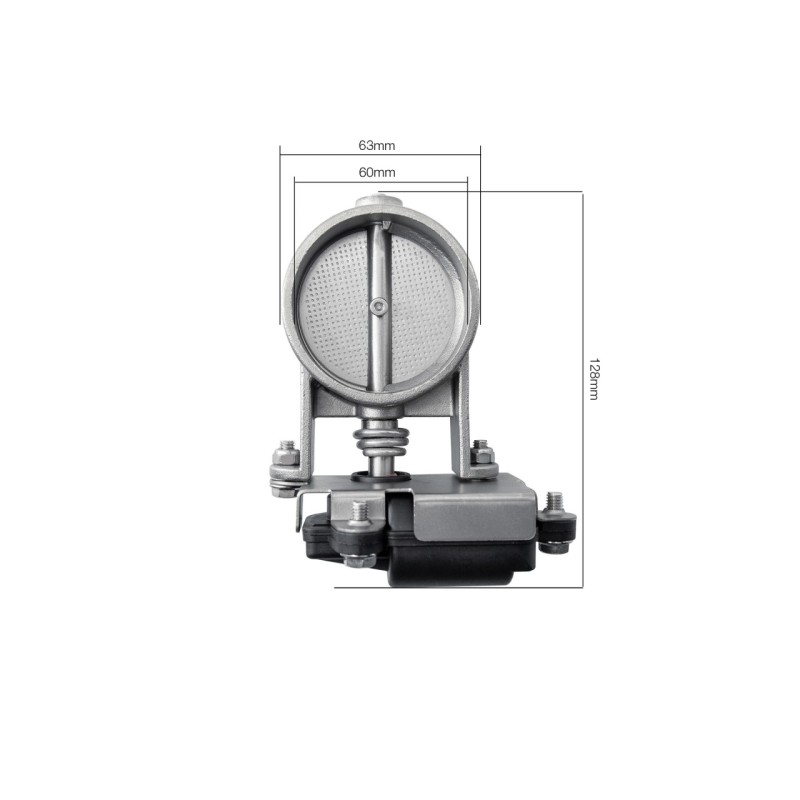 ΚΛΑΠΕΤΟ ΕΞΑΤΜΙΣΗΣ ΓΙΑ ΔΙΠΛΕΣ ΕΞΑΤΜΙΣΕΙΣ VALVE 6 128mm Φ60mm ΜΕ ΚΑΛΩΔΙΩΣΗ & ΔΙΑΚΟΠΤΗ SIMONI RACING  - 1 τεμ.