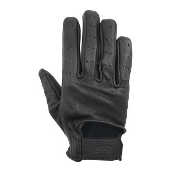 ΓΑΝΤΙΑ ΟΔΗΓΟΥ ΔΕΡΜΑΤΙΝΑ ΜΑΥΡΑ (L) ΔΙΑΤΡΗΤΑ VINTAGE GLOVES SIMONI RACING  - 1 σετ.