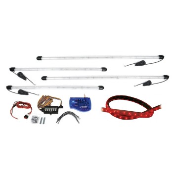 ΣΩΛΗΝΕΣ UNDERCAR LED MULTICOLOUR 2x95cm & 2x125cm - 1 kit.