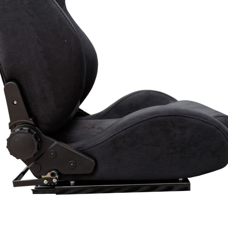 ΚΑΘΙΣΜΑ CHARLES ΑΝΑΚΛΙΝΟΜΕΝΟ ΜΑΥΡΟ ΒΕΛΟΥΔΟ (ΜΕ ΣΙΔΗΡΟΔΡΟΜΟ)