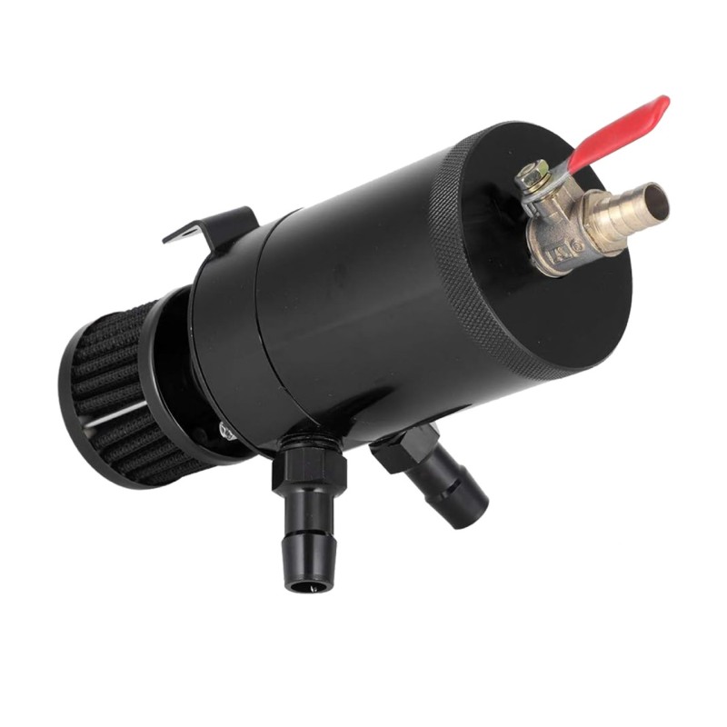 ΔΟΧΕΙΟ ΑΝΑΘΥΜΙΑΣΕΩΝ ΛΑΔΙΟΥ ΑΛΟΥΜΙΝΙΟΥ ΣΕ ΜΑΥΡΟ ΧΡΩΜΑ ΥΨΟΥΣ 90mm 300ml Φ63 SIMONI RACING  - 1 τεμ.