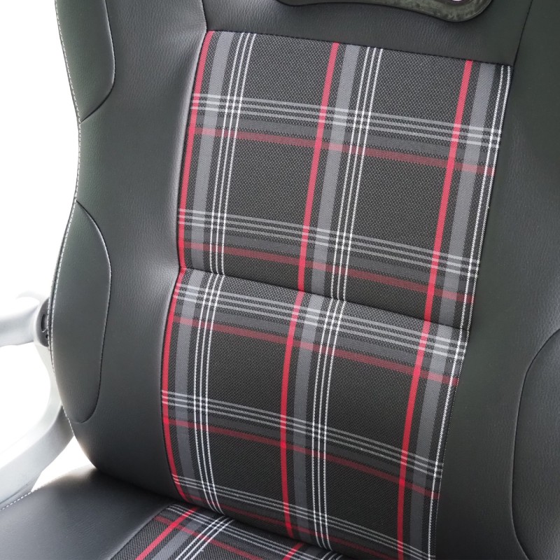 ΚΑΡΕΚΛΑ ΓΡΑΦΕΙΟΥ BUCKET ΜΑΥΡΗ/ΚΑΡΟ ΑΠΟ ΟΙΚΟΛΟΓΙΚΟ ΔΕΡΜΑ ΜΕ ΡΟΔΑΚΙΑ & ΡΥΘΜΙΖΟΜΕΝΟ ΥΨΟΣ 115-125cm SIMONI RACING  - 1 τεμ.