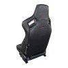 ΚΑΘΙΣΜΑ EMERSON ΑΝΑΚΛΙΝΟΜΕΝΟ ΟΔΗΓΟΥ ΜΑΥΡΟ/CARBON ΑΠΟ ΟΙΚΟΛΟΓΙΚΟ ΔΕΡΜΑ ΜΕ ΚΟΚΚΙΝΗ ΡΑΦΗ ΜΕ ΣΙΔΗΡΟΔΡΟΜΟ SIMONI RACING - 1 τεμ.
