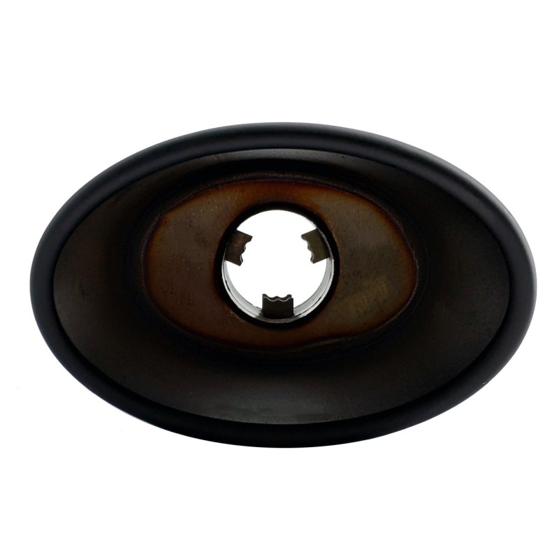 ΑΚΡΟ (ΜΠΟΥΚΑ) ΕΞΑΤΜΙΣΗΣ ΜΑΥΡΟ ΜΑΤ Φ37-54 mm (ΜΗΚΟΣ 255 mm/ΔΙΑΜΕΤΡΟΣ ΕΞΩΤΕΡΙΚΗ 150x100mm) SIMONI RACING  - 1 τεμ.