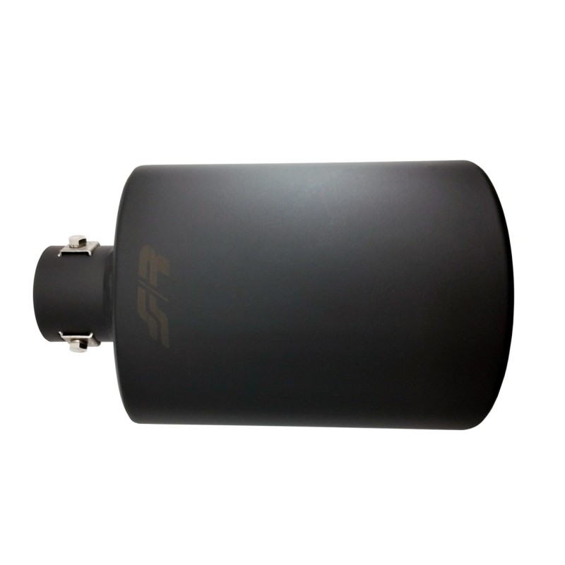 ΑΚΡΟ (ΜΠΟΥΚΑ) ΕΞΑΤΜΙΣΗΣ ΜΑΥΡΟ ΜΑΤ Φ37-54 mm (ΜΗΚΟΣ 255 mm/ΔΙΑΜΕΤΡΟΣ ΕΞΩΤΕΡΙΚΗ 150x100mm) SIMONI RACING  - 1 τεμ.