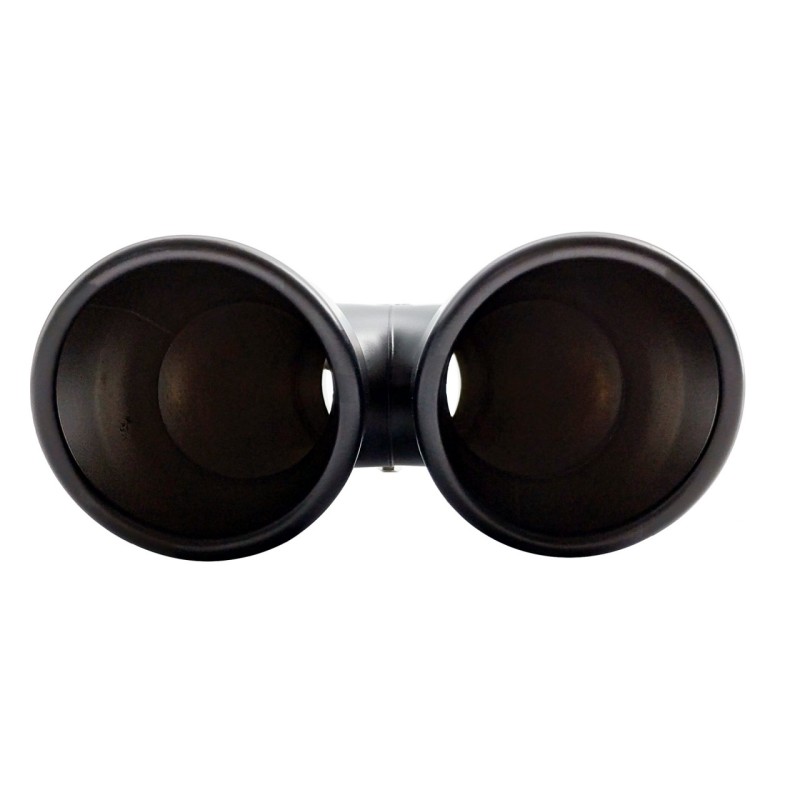 ΑΚΡΟ (ΜΠΟΥΚΑ) ΕΞΑΤΜΙΣΗΣ ΔΙΠΛΗ ΣΕ ΜΑΥΡΟ ΧΡΩΜΑ Φ34-57 mm (ΜΗΚΟΣ 240 mm/ΔΙΑΜΕΤΡΟΣ ΕΞΩΤΕΡΙΚΗ 185x90mm) SIMONI RACING  - 1 τεμ.