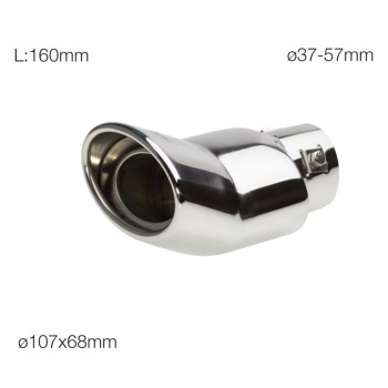 ΑΚΡΟ ΕΞΑΤΜΙΣΗΣ INOX TRX36 SIMONI RACING - 1 ΤΕΜ.