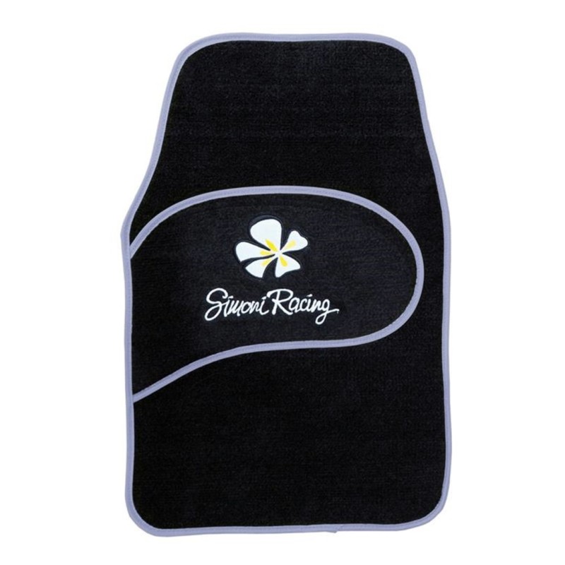 ΠΑΤΑΚΙΑ ΜΟΚΕΤΑ DAISY ΜΑΡΓΑΡΙΤΕΣ (ΜΑΥΡΟ ΜΕ ΓΚΡΙ ΡΕΛΙ 64,5 Χ 45 cm/40 Χ 30 cm) - 4 ΤΕΜ.