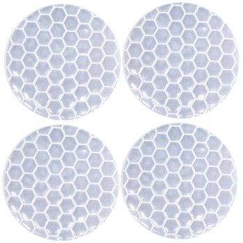 ΑΝΤΑΝΑΚΛΑΣΤΙΚΑ ΑΥΤΟΚΟΛΛΗΤΑ 30mm ΛΕΥΚΑ 4ΤΕΜ.