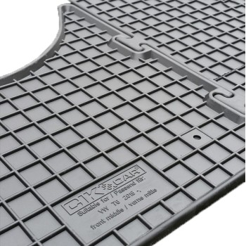 ΜΑΡΚΕ ΠΑΤΑΚΙΑ ΣΕ ΣΚΑΦΗ ΛΑΣΤΙΧΟ ΓΙΑ VW T6 MULTIVAN 2015+ ΣΕ ΜΑΥΡΟ ΧΡΩΜΑ ΜΕ ΚΟΥΜΠΩΜΑΤΑ CIK - 3 ΤΕΜ.