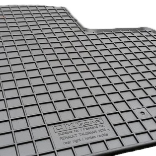 ΜΑΡΚΕ ΠΑΤΑΚΙΑ ΣΕ ΣΚΑΦΗ ΛΑΣΤΙΧΟ ΓΙΑ RENAULT TALISMAN 2015+ ΣΕ ΜΑΥΡΟ ΧΡΩΜΑ ΜΕ ΚΟΥΜΠΩΜΑΤΑ CIK - 4 ΤΕΜ.