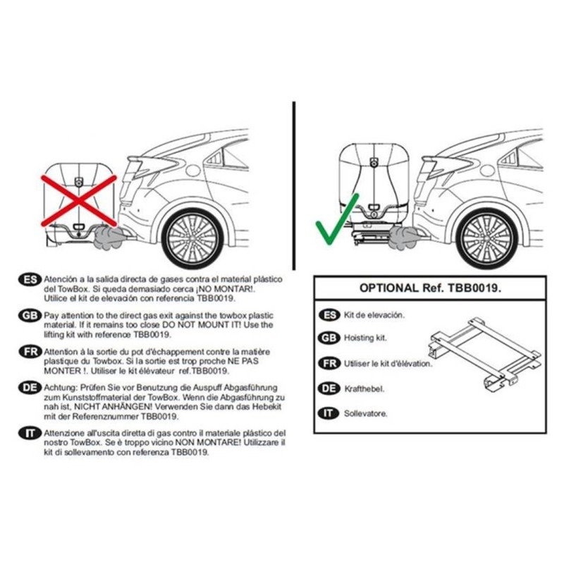 ΜΠΑΓΚΑΖΙΕΡΑ ΚΟΤΣΑΔΟΡΟΥ 390 LT TOWBOX V2 (ΜΑΥΡΟ)