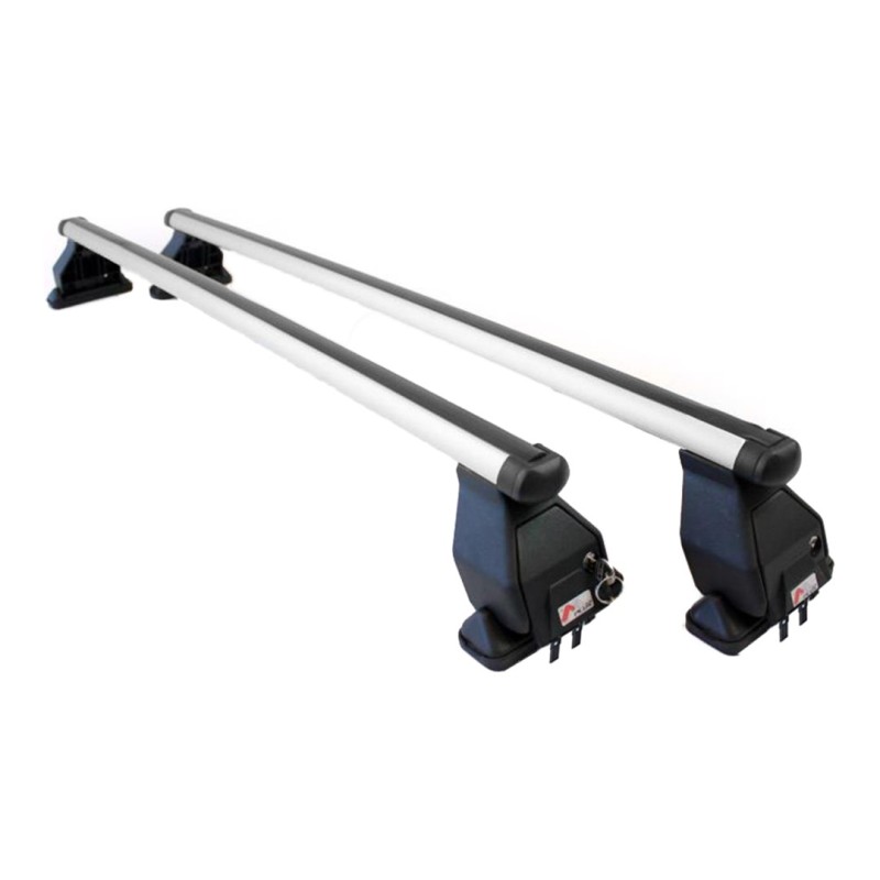 KIT ΜΕ ΜΠΑΡΕΣ ΟΡΟΦΗΣ ΓΙΑ BMW ΣΕΙΡΑ 5 E39 4D 1995-2003 ΑΛΟΥΜΙΝΙΟΥ TEMA MENABO (AL1-3360-FIX501FP)-2 ΤΕΜ.