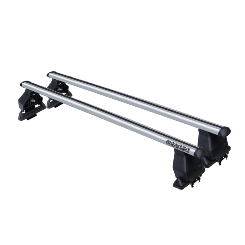 KIT ΜΕ ΜΠΑΡΕΣ ΟΡΟΦΗΣ ΓΙΑ FIAT DOBLO RESTYLING 2009-2010 ΑΛΟΥΜΙΝΙΟΥ TEMA MENABO (AL1-3360-FIX005GS)-2 ΤΕΜ.