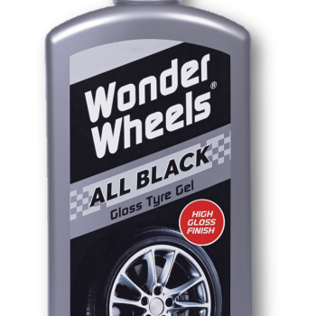 ΥΓΡΟ ΓΥΑΛΙΣΜΑΤΟΣ ΕΛΑΣΤΙΚΩΝ ΣΕ ΜΑΥΡΟ ΧΡΩΜΑ ΜΕ ΜΟΡΦΗ GEL CARPLAN WONDER WHEELS ALL BLACK GLOSS 500ML