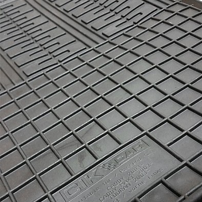 ΜΑΡΚΕ ΠΑΤΑΚΙΑ ΣΕ ΣΚΑΦΗ ΛΑΣΤΙΧΟ ΓΙΑ VW TOURAN 2003-2015 ΣΕ ΜΑΥΡΟ ΧΡΩΜΑ ΜΕ ΚΟΥΜΠΩΜΑΤΑ CIK - 4 ΤΕΜ.