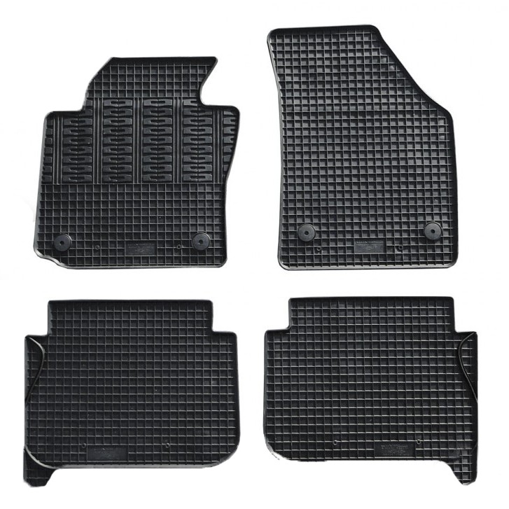 ΜΑΡΚΕ ΠΑΤΑΚΙΑ ΣΕ ΣΚΑΦΗ ΛΑΣΤΙΧΟ ΓΙΑ VW TOURAN 2003-2015 ΣΕ ΜΑΥΡΟ ΧΡΩΜΑ ΜΕ ΚΟΥΜΠΩΜΑΤΑ CIK - 4 ΤΕΜ.