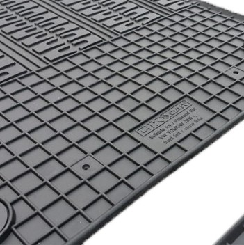 ΜΑΡΚΕ ΠΑΤΑΚΙΑ ΣΕ ΣΚΑΦΗ ΛΑΣΤΙΧΟ ΓΙΑ VW TOURAN 5ΘΕΣΙΟ 2015+ ΣΕ ΜΑΥΡΟ ΧΡΩΜΑ ΜΕ ΚΟΥΜΠΩΜΑΤΑ CIK - 4 ΤΕΜ.