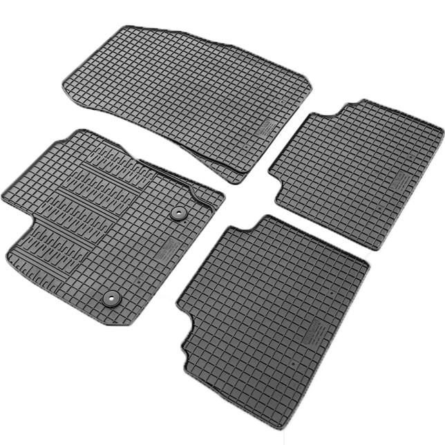 ΜΑΡΚΕ ΠΑΤΑΚΙΑ ΣΕ ΣΚΑΦΗ ΛΑΣΤΙΧΟ ΓΙΑ FORD COURIER TOURNEO 5ΘΕΣΙΟ 2014+ ΣΕ ΜΑΥΡΟ ΧΡΩΜΑ ΜΕ ΚΟΥΜΠΩΜΑΤΑ CIK - 4 ΤΕΜ.