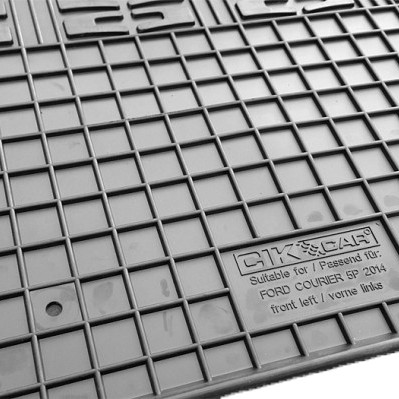 ΜΑΡΚΕ ΠΑΤΑΚΙΑ ΣΕ ΣΚΑΦΗ ΛΑΣΤΙΧΟ ΓΙΑ FORD COURIER TOURNEO 5ΘΕΣΙΟ 2014+ ΣΕ ΜΑΥΡΟ ΧΡΩΜΑ ΜΕ ΚΟΥΜΠΩΜΑΤΑ CIK - 4 ΤΕΜ.