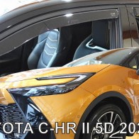 ΑΝΕΜΟΘΡΑΥΣΤΕΣ ΓΙΑ TOYOTA C-HR 5D 2023+ ΖΕΥΓΑΡΙ ΑΠΟ ΕΥΚΑΜΠΤΟ ΦΙΜΕ ΠΛΑΣΤΙΚΟ HEKO - 2 ΤΕΜ